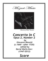 Concerto in C Opus 2 No 2 Orchestra sheet music cover